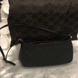 Gucci classic black mini shoulder bag